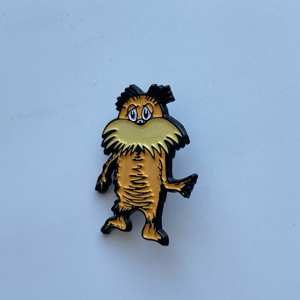 Dr Seuss The Lorax Enamel Pin Retro Y2K Library Book Teacher Gift Unofficial - Picture 5 of 6